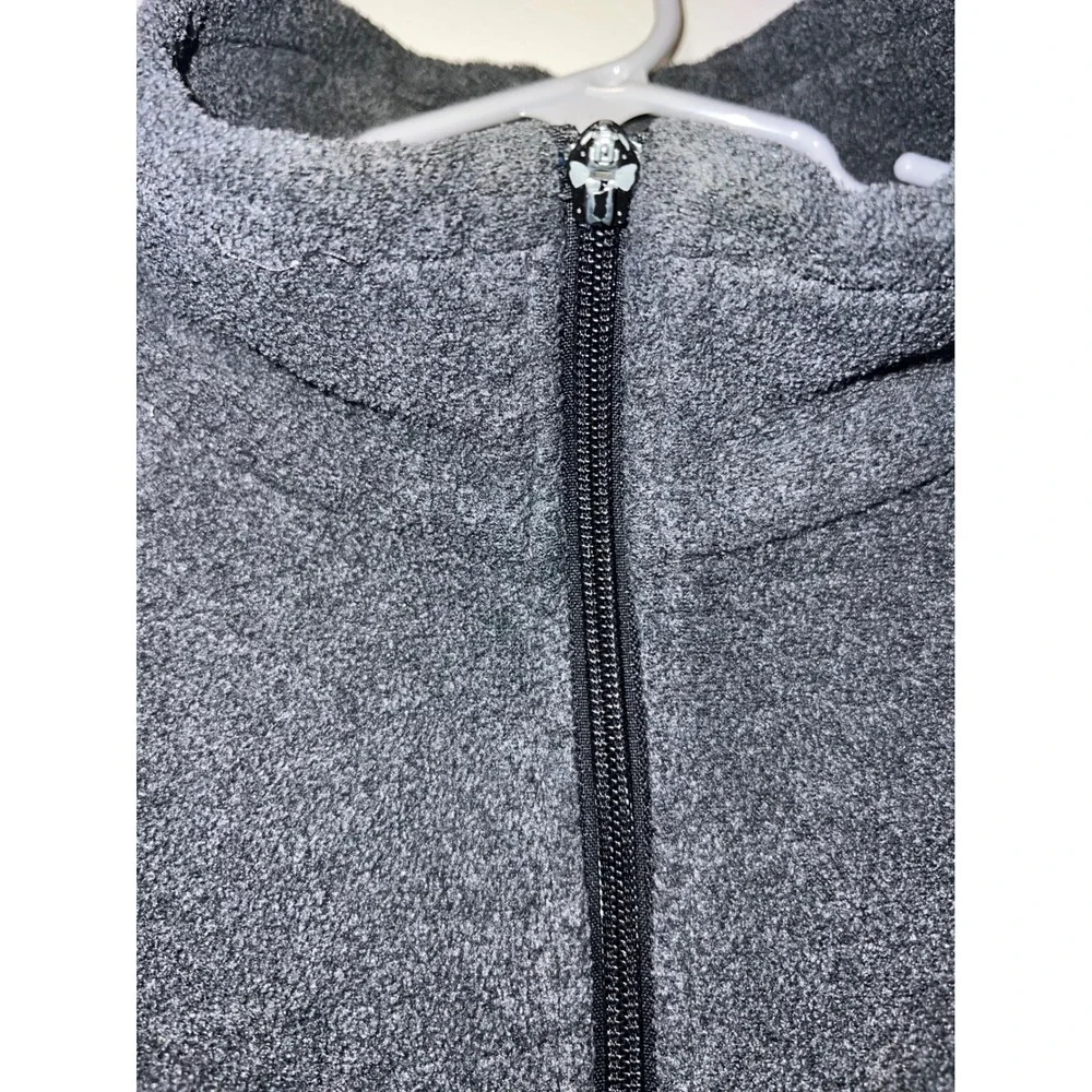 Columbia Women's Fleece Jacket Full Zip Gray Puffer Warm Outdoor Casual L - Picture 2 of 4